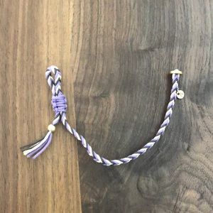 Madewell Purple friendship bracelet